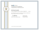 Preview thumbnail for Git from Scratch certification