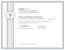 Preview thumbnail for React.js: Building an Interface certification